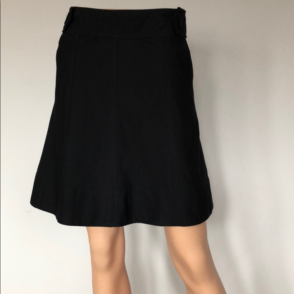 Black A line skirt